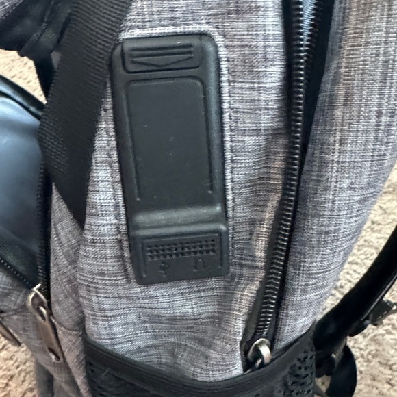 Gray Men's Backpack - Picture 6 of 8